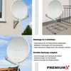 PremiumX DELUXE100 Satellitenantenne 100 cm Aluminium Produktbild-Vorschau 4