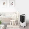 A mobile air cooler is placed next to a crib in a nursery. Produktbild-Vorschau
