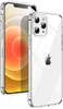 A clear protective case for an iPhone 12 / 12 Pro is shown, with the phone inside the case. Podgląd zdjęcia produktu