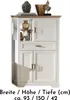 Innostyle Jasmin Highboard mit LED-Beleuchtung 150x93 cm Produktbild-Vorschau 3