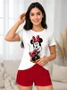 Disney Minnie Mouse Schlafanzug für Damen - Pyjama Set Produktbild-Vorschau 3