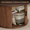 FABATO Runder Couchtisch mit Hochfahrfunktion & gewelltem Produktbild-Vorschau 8