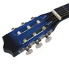 Guitare classique avec sac de débutants et enfants Bleu 1/2 Voir les images du produit 5