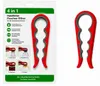 Flaschen + Dosenöffner Multifunktion 4 in 1 Rot Produktbild-Vorschau 1