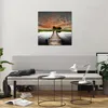 Bilder auf glas - Asien brücke see natur - 60x60cm - Produktbild-Vorschau 6