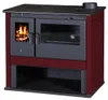 A freestanding wood-burning stove with an oven and a visible firebox. Podgląd zdjęcia produktu