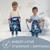 HECKBO Worek sportowy dla dzieci z motywem astronauty i Podgląd zdjęcia produktu 5
