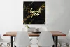 MuchoWow® Poster Zitate - Dank - Gold - Marmor 75x75 cm - Produktbild-Vorschau 2