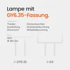 Osram GY6.35 LED Stecklampe 4W 470lm 2700K Warmweiß 12V Produktbild-Vorschau 5