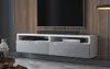 Selsey Rednaw - TV skříňka se dvěma zásuvkami, matná bílá / Náhled obrázku produktu 2