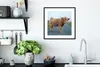 MuchoWow® Gerahmtes Poster Scottish Highlander - Straße - Produktbild-Vorschau 4