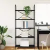 PUEAZU Bücherregal 5 Ebenen 80 x 30 x 183 cm Holzwerkstoff Produktbild-Vorschau 4