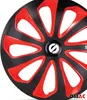 Sparco Radkappen 15 Zoll Sicilia Schwarz Rot Carbon 4tlg Produktbild-Vorschau 7