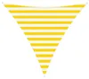 vidaXL Tente d'ombrage jaune et blanche 2 x 2 x 2 m 100 % Voir les images du produit 1