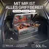 Scatola alluminio con coperchio Argento 50 L metallo Anteprima dell’immagine prodotto 2