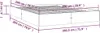 vidaXL Massivholzbett ohne Matratze 200x200 cm Produktbild-Vorschau 9