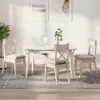 vidaXL Vankúš na sedenie 4 ks Béžová 40 x 40 x 6 cm Náhľad obrázku produktu 3