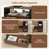 Konferenční stolek Puluomis se zásuvkou, RGB LED osvětlením Náhled obrázku produktu 5