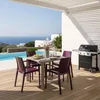 Cream Grand Soleil Stapelbare Polypropylen Stühle mit Produktbild-Vorschau 2