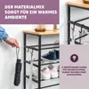 otevřený široký botník eluno na 18 párů bot z matného Náhled obrázku produktu 5