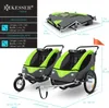 KESSER® Kinderanhänger Fahrradanhänger 360° Drehbar mit Produktbild-Vorschau 7