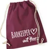 Huuraa Turnbeutel Barkeeper mit Herz 12 Liter Burgundy Produktbild-Vorschau 1