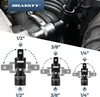 HASKYY Kipp Verlängerung 1/4 3/8 1/2 Zoll Steckschlüssel Produktbild-Vorschau 3
