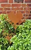 Beetstecker Liebesherz Romantik 2er Set Cortenstahl Garten Produktbild-Vorschau 3