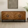 riess-ambiente Design Sideboard GRANDEZZA 180cm Walnuss Produktbild-Vorschau 3