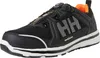 A black and orange work shoe is shown from the side against a white background. Produktbild-Vorschau