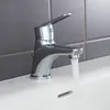 Chrom Bad Wasserhahn Waschtischarmatur mit Ablaufgarnitur Produktbild-Vorschau 3
