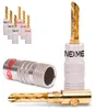 8x Hohl Bananenstecker NEXMEX High End Bananas 24K Produktbild-Vorschau 1