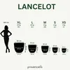 A diagram showing different sizes of planters with a silhouette of a person for scale. Produktbild-Vorschau