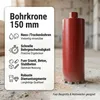 Diamentowe wiertło rdzeniowe Mucola Wiertło rdzeniowe Piła Podgląd zdjęcia produktu 2
