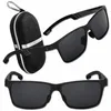 EDIBAZZAR | Schwarze polarisierte Sonnenbrille mit Produktbild-Vorschau 4