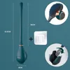 WC Bürste,wandmontiert Silikon Toilettenbürste,Klobürste, Produktbild-Vorschau 3