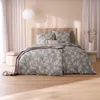 Estella Mako Interlock Jersey Bettwäsche Heiko grau 135x200 Produktbild-Vorschau 5