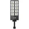 A solar street light with multiple LED panels and a sensor. Produktbild-Vorschau