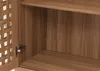 Skříň HWC-N87, skříňka do obývacího pokoje, 3D proutěný Náhled obrázku produktu 4