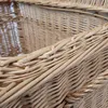 Cesto di vimini da 60 cm con coperchio. Cassapanca di Anteprima dell’immagine prodotto 6