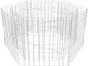 Sechseckiges Gabionen-Hochbeet 100×90×50 cm Produktbild-Vorschau 3