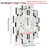 A decorative wall clock with dimensions and weight information displayed. Anteprima dell’immagine prodotto
