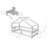 Kinderhausbett LUCKY 90 x 190 Naturholz Produktbild-Vorschau 3