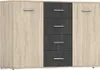 A front view of a sideboard with drawers. Náhled obrázku produktu