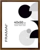 FRAMAI® Bilderrahmen 40x50 Braun MDF Umweltfreundlichem Produktbild-Vorschau 1