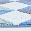 HOMESCAPES Rutschfeste Badematte mit Harlekin-Muster 100% Produktbild-Vorschau 3