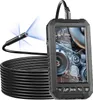 A digital inspection camera with a coiled cable and a screen displaying an engine. Podgląd zdjęcia produktu
