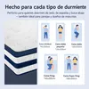 Colchón de 180x200 cm, 26 cm de grosor, con capa superior Vista previa de la imagen del producto 2