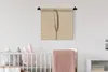MuchoWow® Wandteppich Wandbehang Gold bemalte Feder auf Produktbild-Vorschau 2