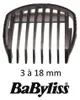 BaByliss pettine 3 - 18 mm rasoio tagliacapelli E709 E769 Anteprima dell’immagine prodotto 1
